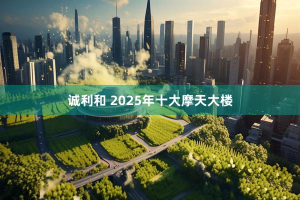 诚利和 2025年十大摩天大楼